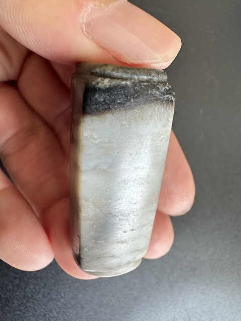 古玩玉器宋元時期琮型勒子真品鑒賞圖