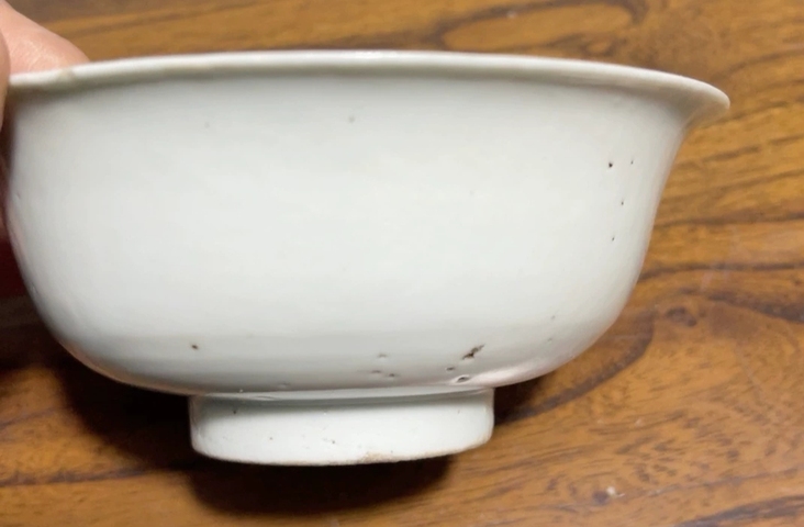 古玩陶瓷甜白釉碗真品鑒賞圖