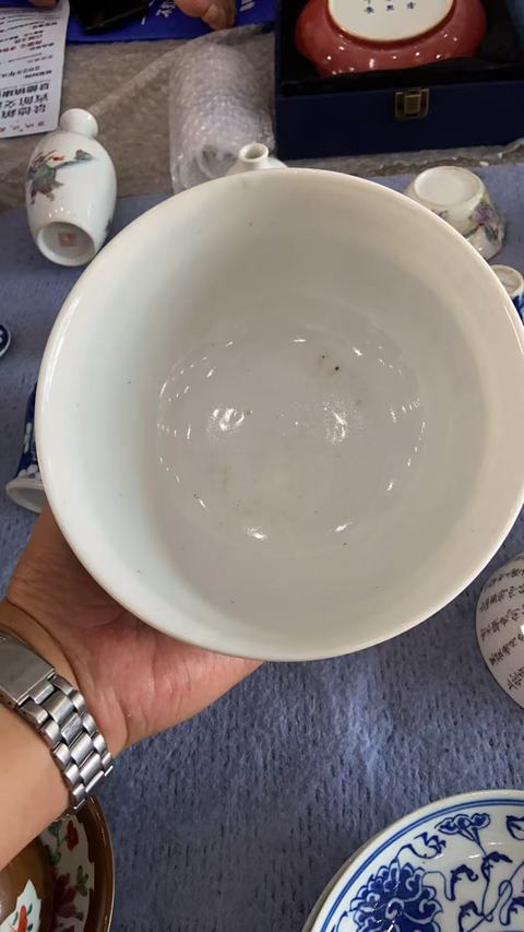 古玩陶瓷龍紋青花碗真品鑒賞圖