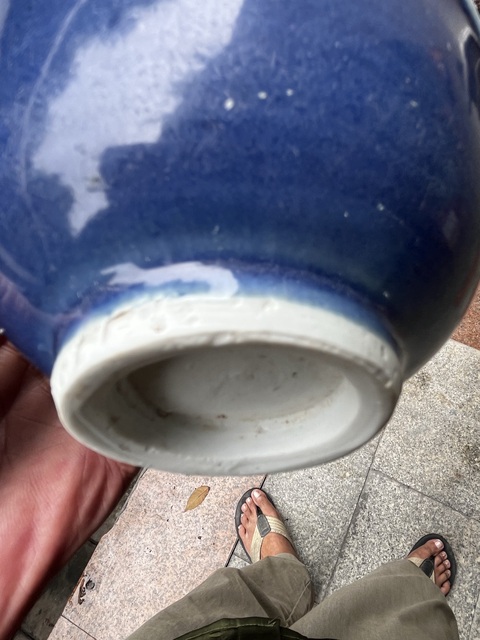 古玩陶瓷祭蘭釉碗拍賣,當前價格8800元