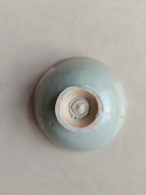 古玩陶瓷湖田窯高足茶碗拍賣，當前價格0元