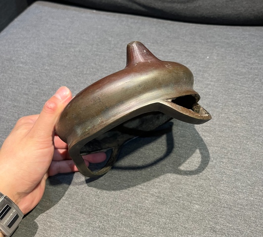 古玩銅器鳳眼爐真品鑒賞圖
