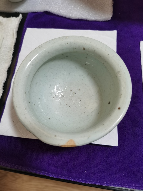 古玩陶瓷青花福壽紋香爐真品鑒賞圖