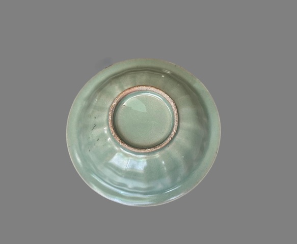 古玩陶瓷龍泉窯雙魚洗真品鑒賞圖