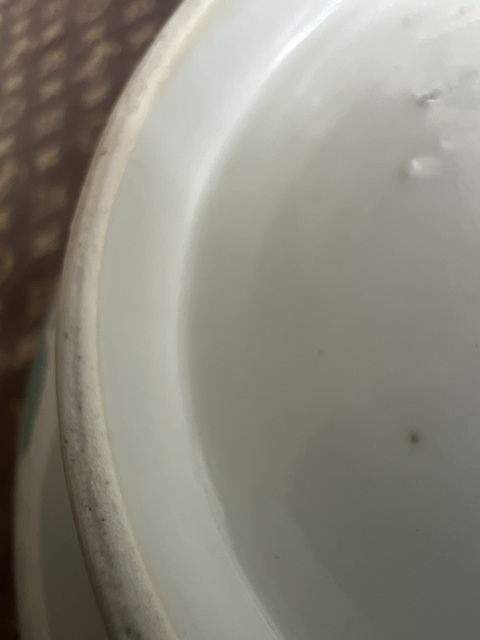 古玩陶瓷花鳥紋粉彩碗真品鑒賞圖