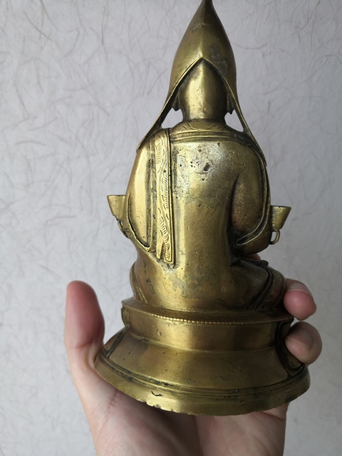 古玩銅器宗喀巴真品鑒賞圖