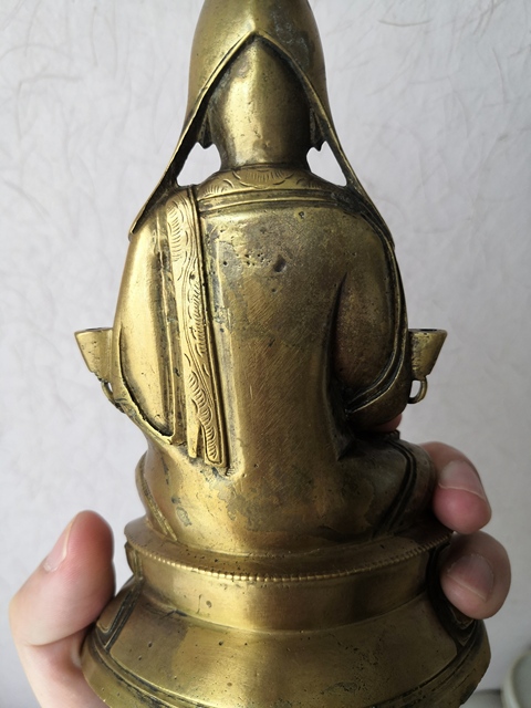 古玩銅器宗喀巴真品鑒賞圖