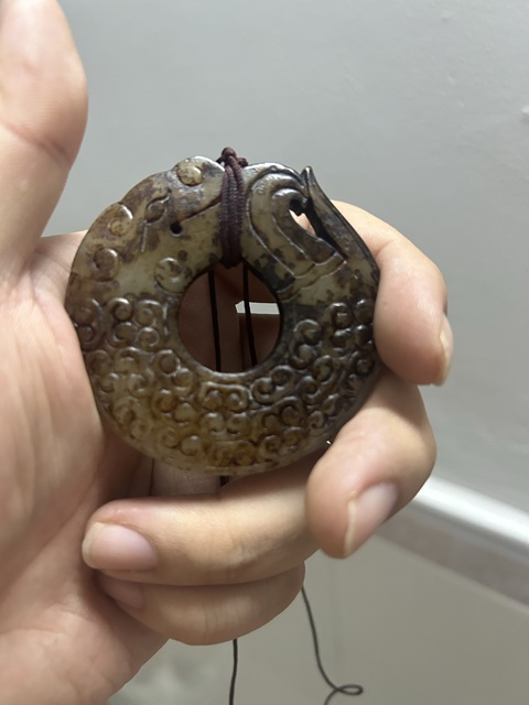 古玩玉器仿古玉璧真品鑒賞圖