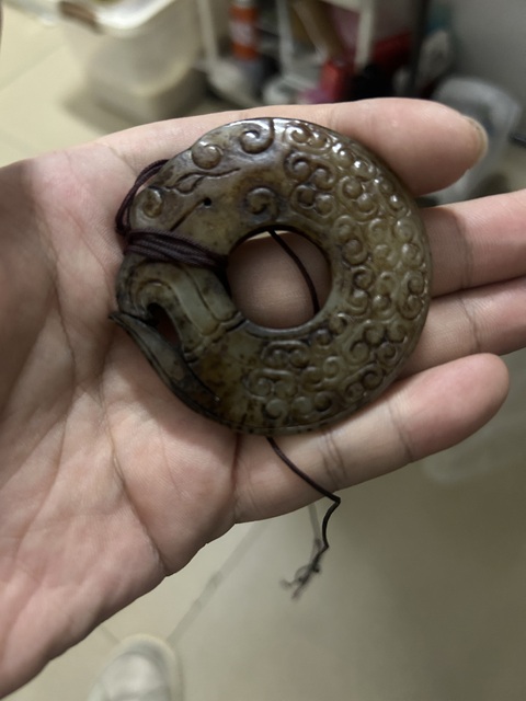古玩玉器仿古玉璧真品鑒賞圖