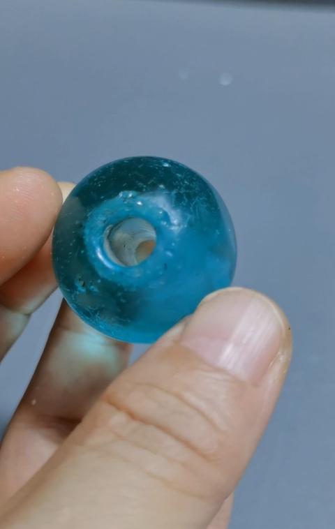 古玩玉器老料珠真品鑒賞圖