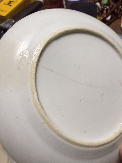 古玩陶瓷青花盤真品鑒賞圖