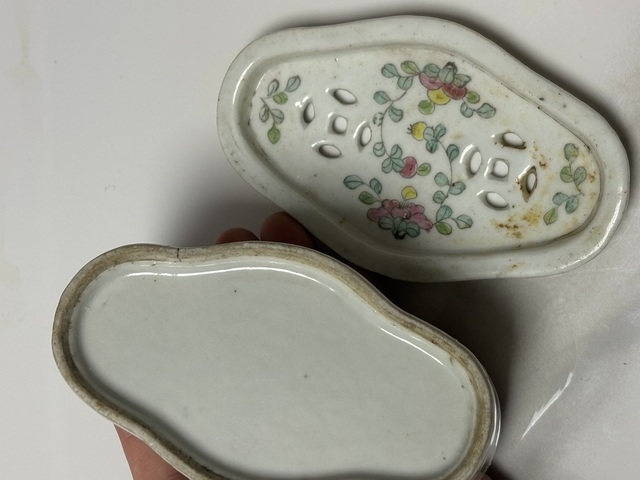 古玩陶瓷粉彩油絮缸真品鑒賞圖