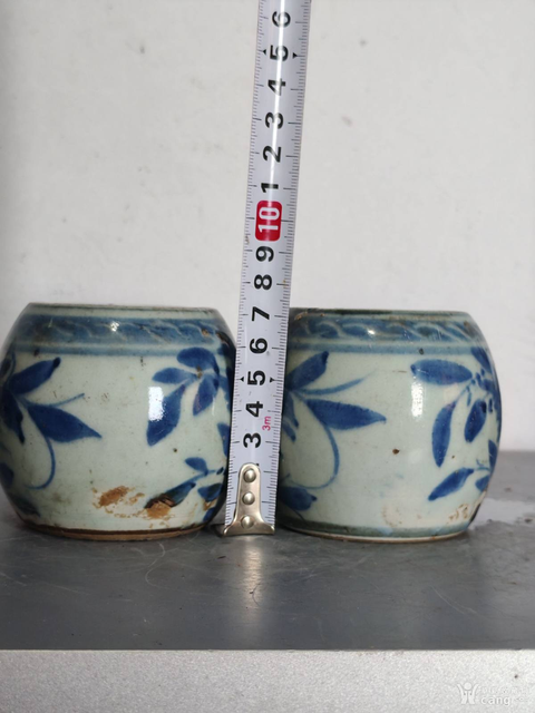 古玩陶瓷青花燭臺(tái)真品鑒賞圖