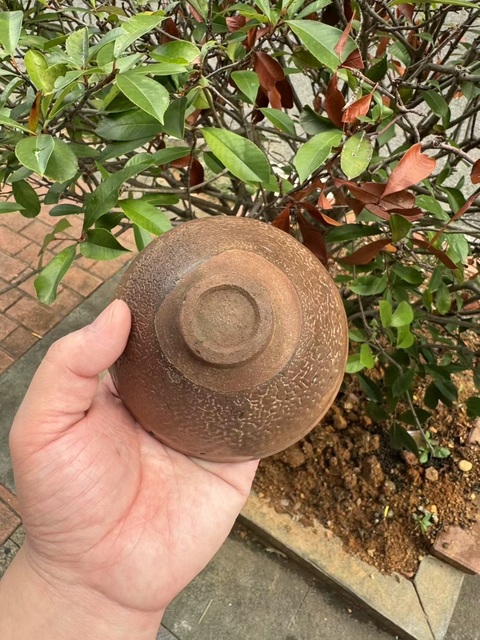 古玩陶瓷建窯龜背紋茶盞真品鑒賞圖
