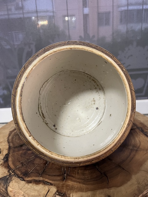 古玩陶瓷青花獅紋罐拍賣,當前價格1288元