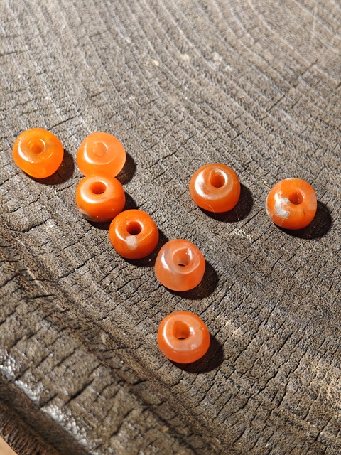 古玩玉器瑪瑙珠真品鑒賞圖
