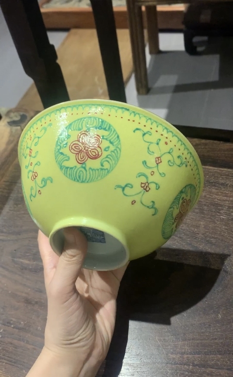 古玩陶瓷乾隆什錦碗真品鑒賞圖