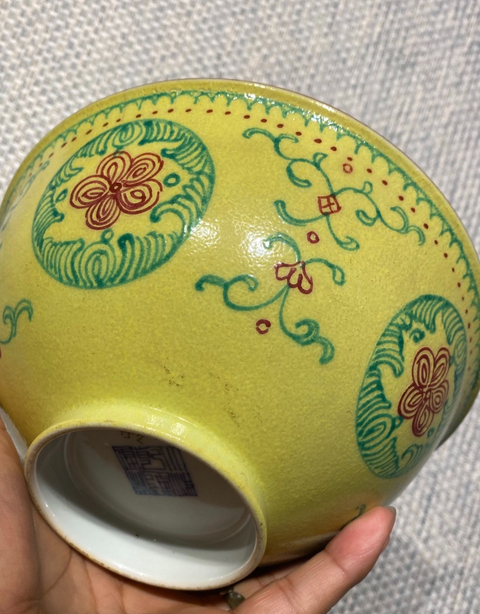古玩陶瓷乾隆什錦碗真品鑒賞圖