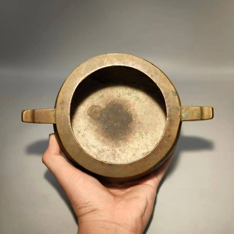 古玩銅器爐子真品鑒賞圖