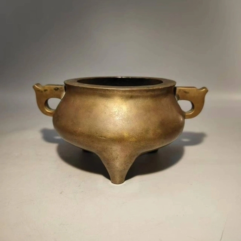 古玩銅器爐子真品鑒賞圖