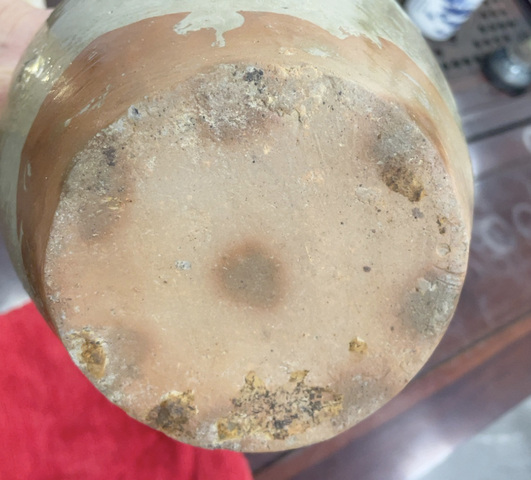 古玩陶瓷越窯青瓷四系罐真品鑒賞圖