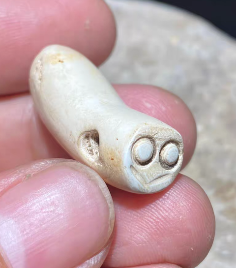 古玩玉器仿古玉蠶真品鑒賞圖