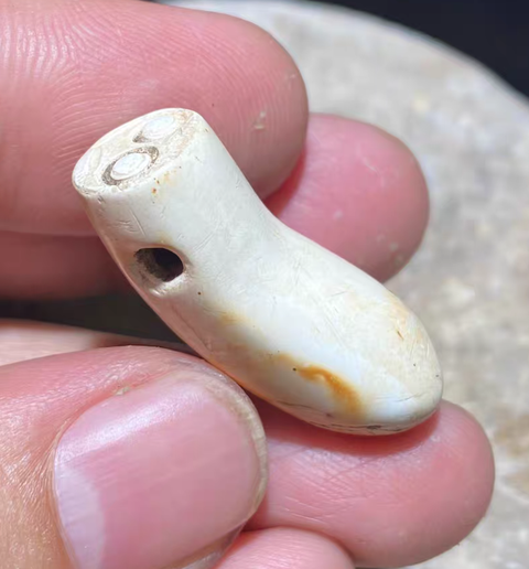 古玩玉器仿古玉蠶真品鑒賞圖