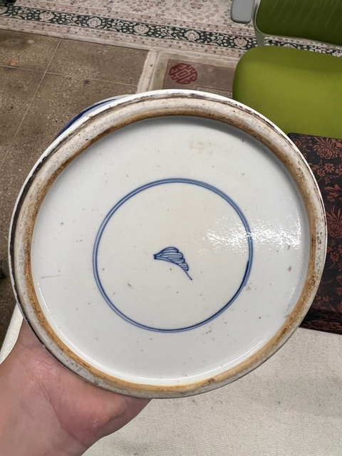 古玩陶瓷青花鶴鹿同春圖鳳尾尊真品鑒賞圖