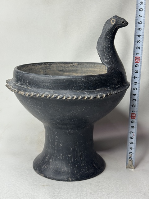 古玩陶瓷龍山文化·鳥型豆拍賣,當前價格1516元