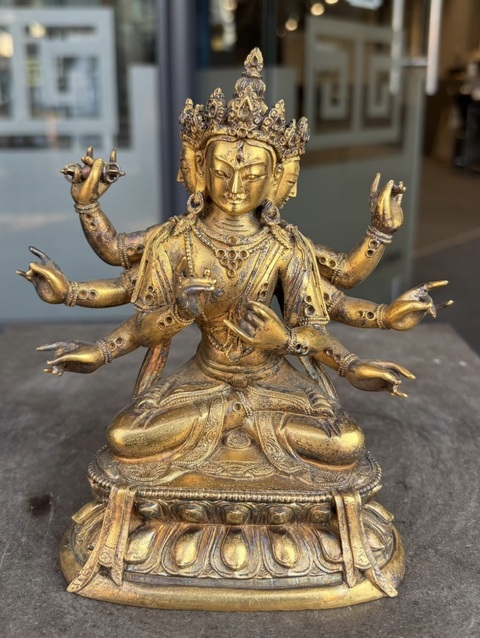 古玩銅器造像真品鑒賞圖