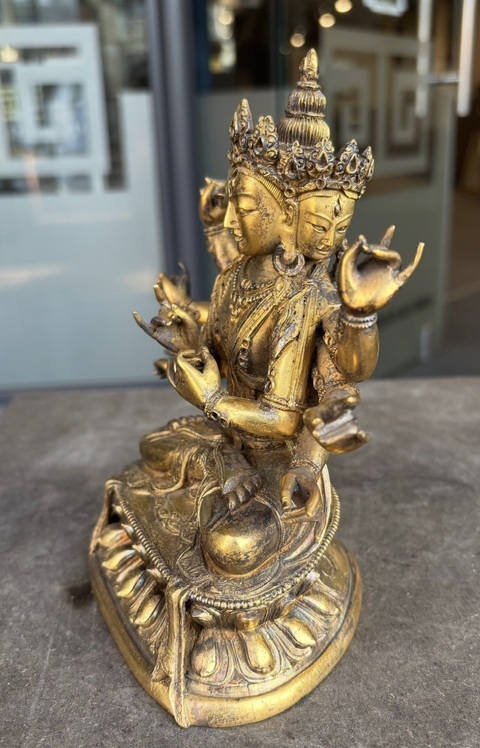 古玩銅器造像真品鑒賞圖