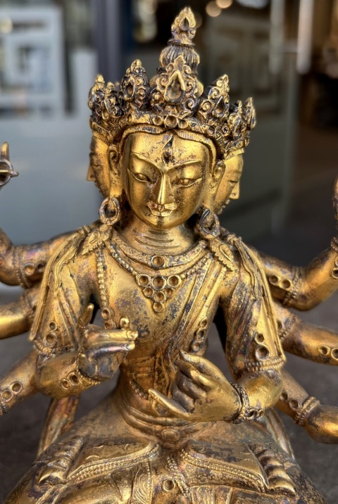 古玩銅器造像真品鑒賞圖