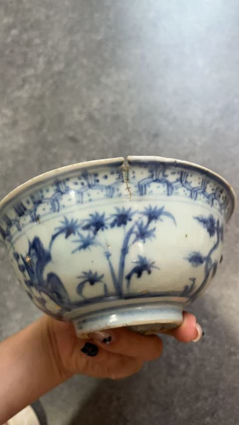 古玩陶瓷青花碗真品鑒賞圖