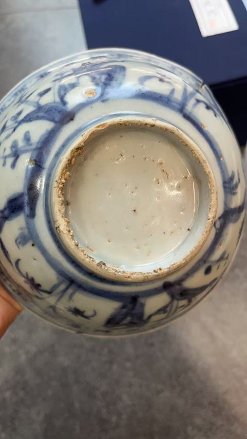 古玩陶瓷青花碗真品鑒賞圖