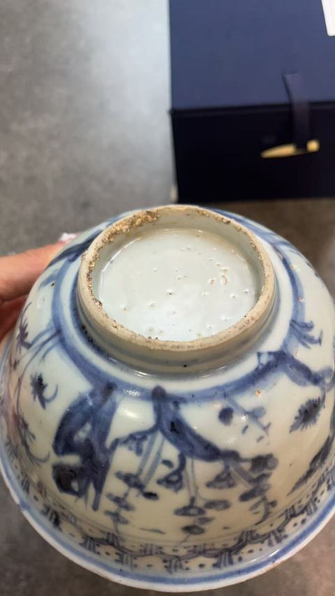 古玩陶瓷青花碗真品鑒賞圖