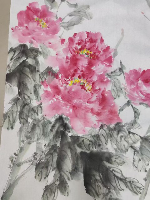 古玩字畫河南名家謝英慧 花卉拍賣,當前價格10元