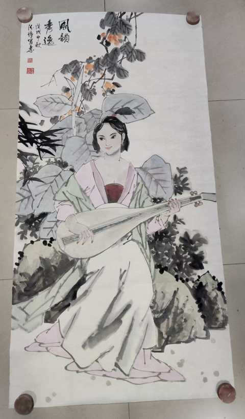 古玩字畫中美協(xié)會員河南名家劉德璋 風韻秀逸拍賣,當前價格10元