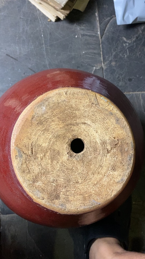 古玩陶瓷石灣窯花盆真品鑒賞圖