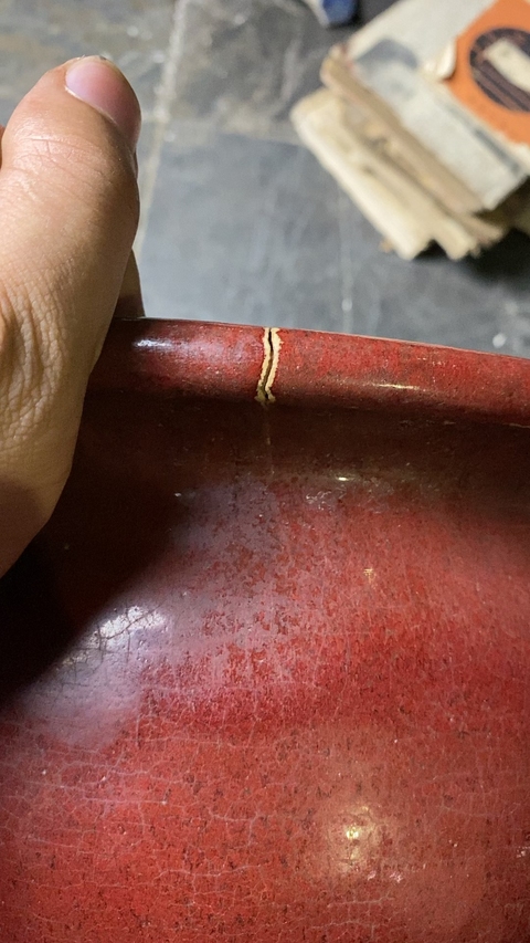 古玩陶瓷石灣窯花盆真品鑒賞圖