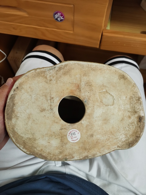 古玩陶瓷粉彩彌勒笑佛真品鑒賞圖