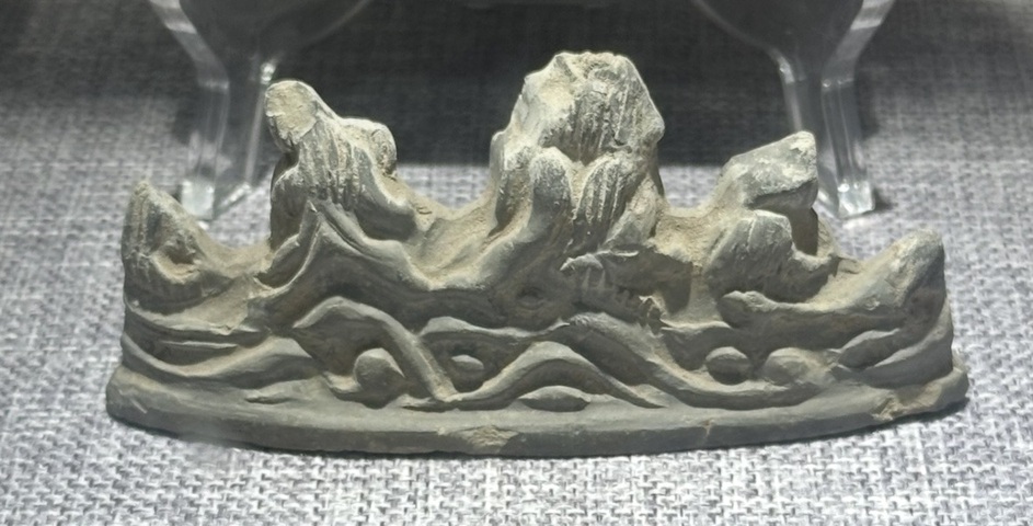 古玩陶瓷灰陶筆架山真品鑒賞圖