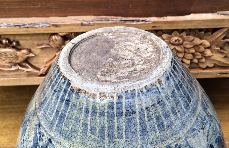 古玩陶瓷八仙圖青花罐真品鑒賞圖