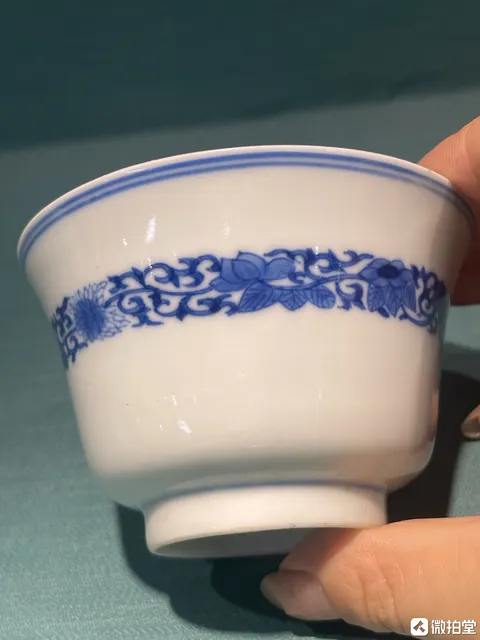 古玩陶瓷青花杯真品鑒賞圖