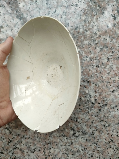 古玩陶瓷定窯白瓷斗笠碗拍賣,當前價格1200元