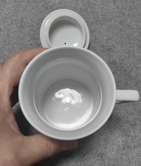 古玩陶瓷仕女紋執杯真品鑒賞圖