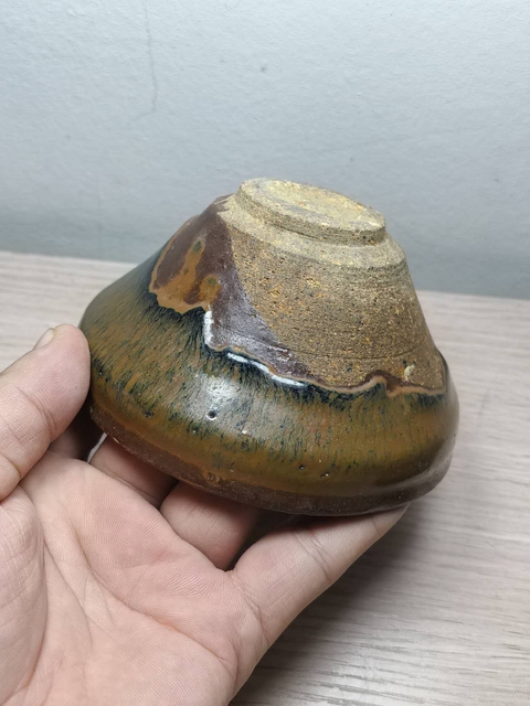 古玩陶瓷南宋建窯紫口鐵胎兔毫盞拍賣,當前價格1980元