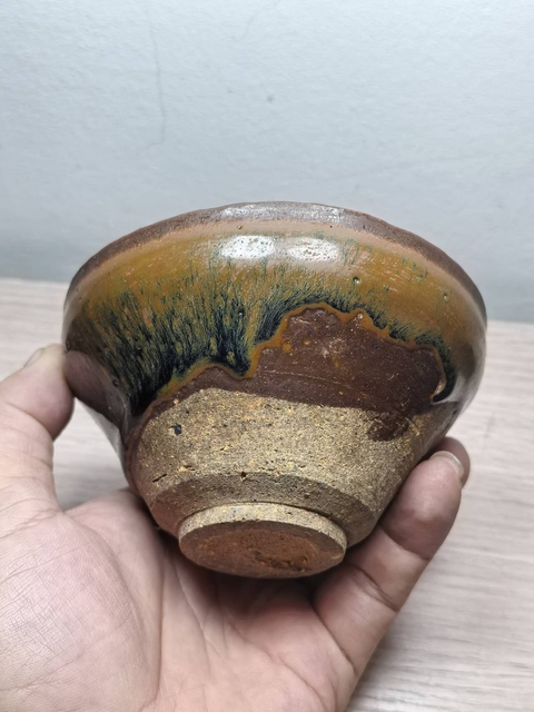 古玩陶瓷南宋建窯紫口鐵胎兔毫盞拍賣,當前價格1980元