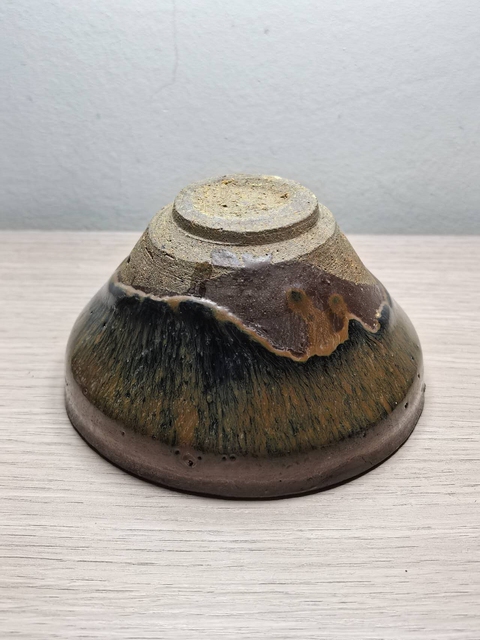古玩陶瓷南宋建窯紫口鐵胎兔毫盞拍賣,當前價格1980元