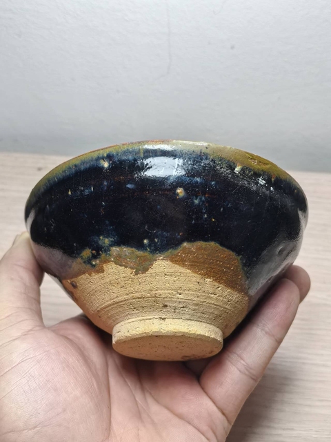古玩陶瓷福清窯黑釉茶盞真品鑒賞圖
