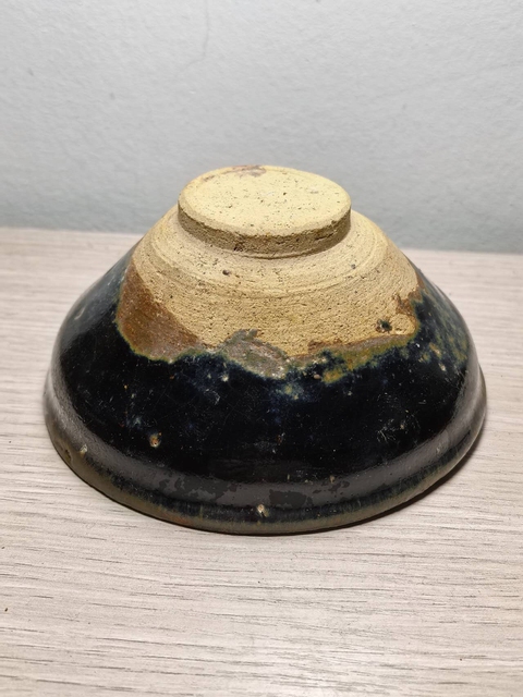 古玩陶瓷福清窯黑釉茶盞真品鑒賞圖